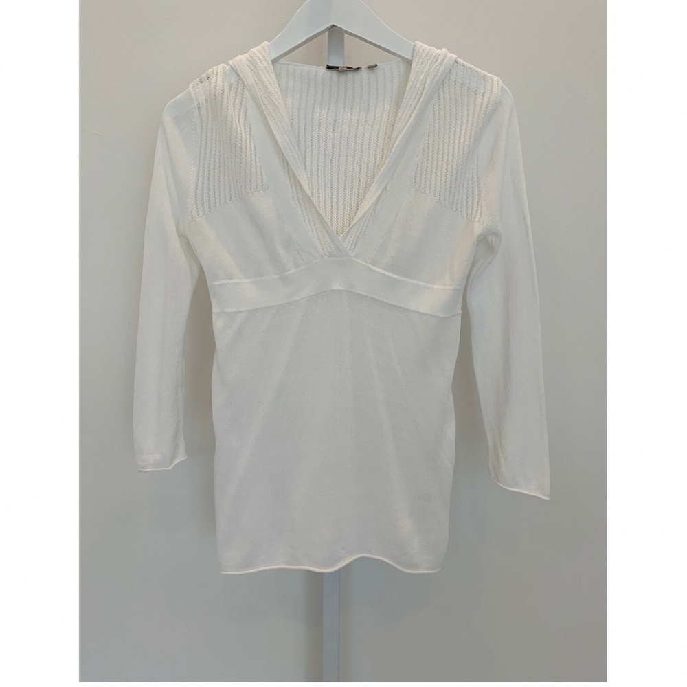 YUKA PLATINUM WHITE RAYON KNIT SIZE PL